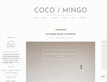 Tablet Screenshot of cocoandmingo.com